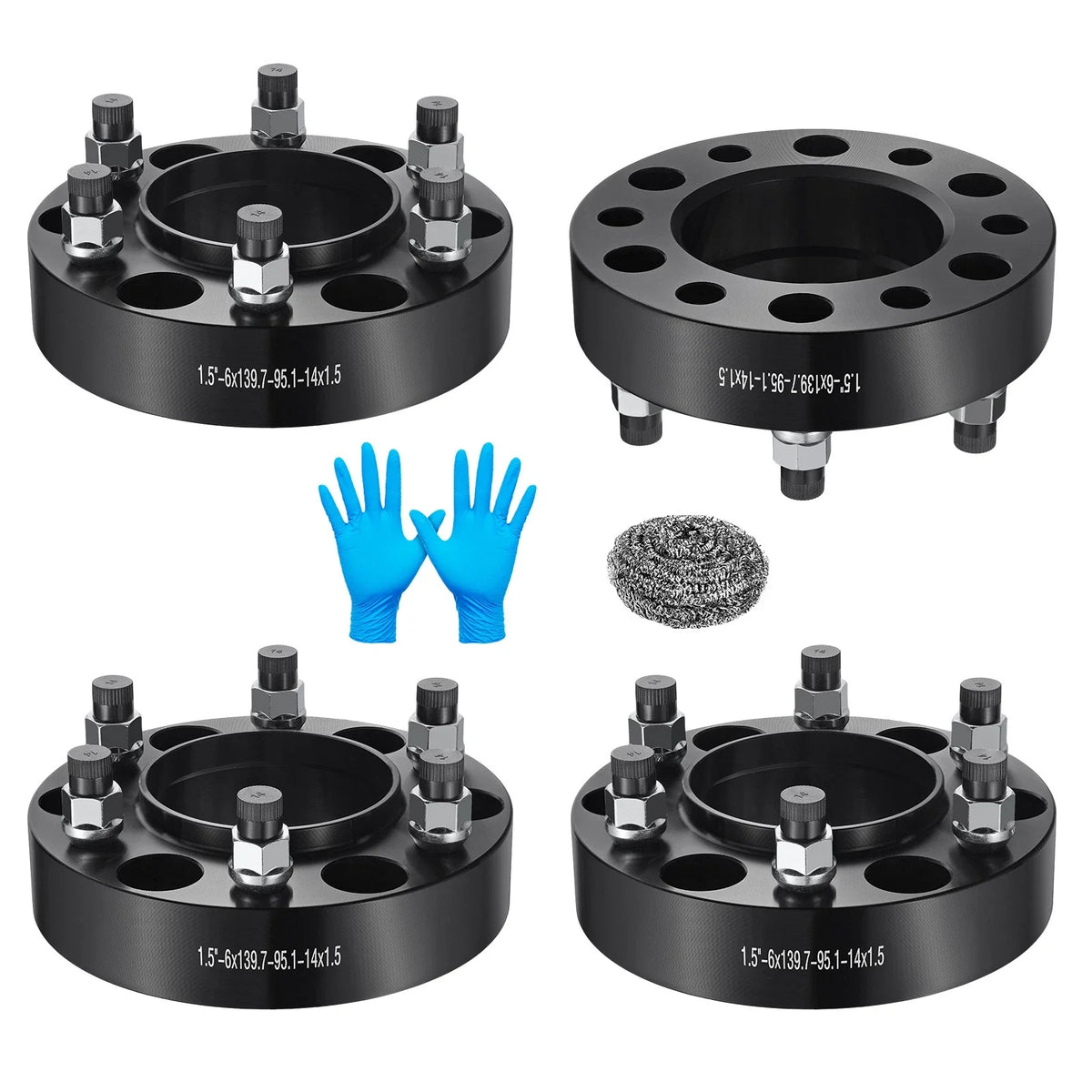 Set of 4 Hubcentric Wheel Spacers 1.5 Inch 6x5.5 for Toyota Tundra Sequoia (2022–2025)