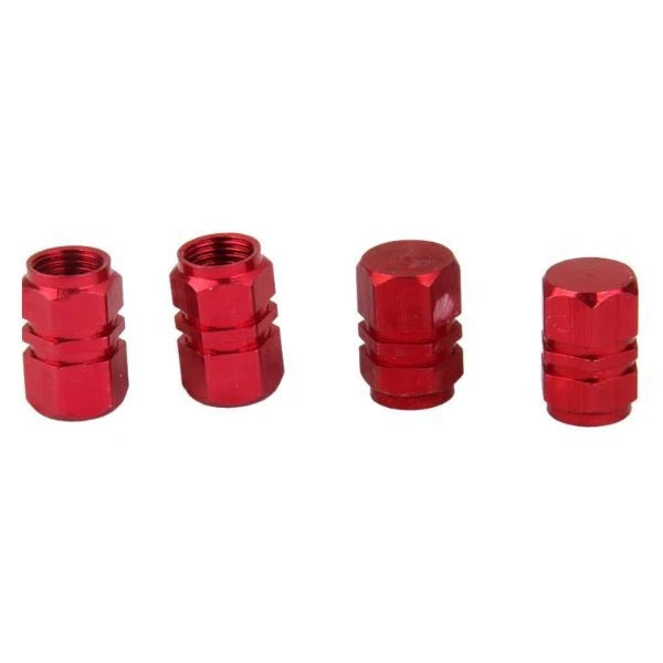 Valve Dust Caps Red for Renault Megane (2016–2023)