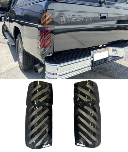 Wade Smoke Slotted Tail Light Cover for Nissan Hardbody (1986–1997) 68852