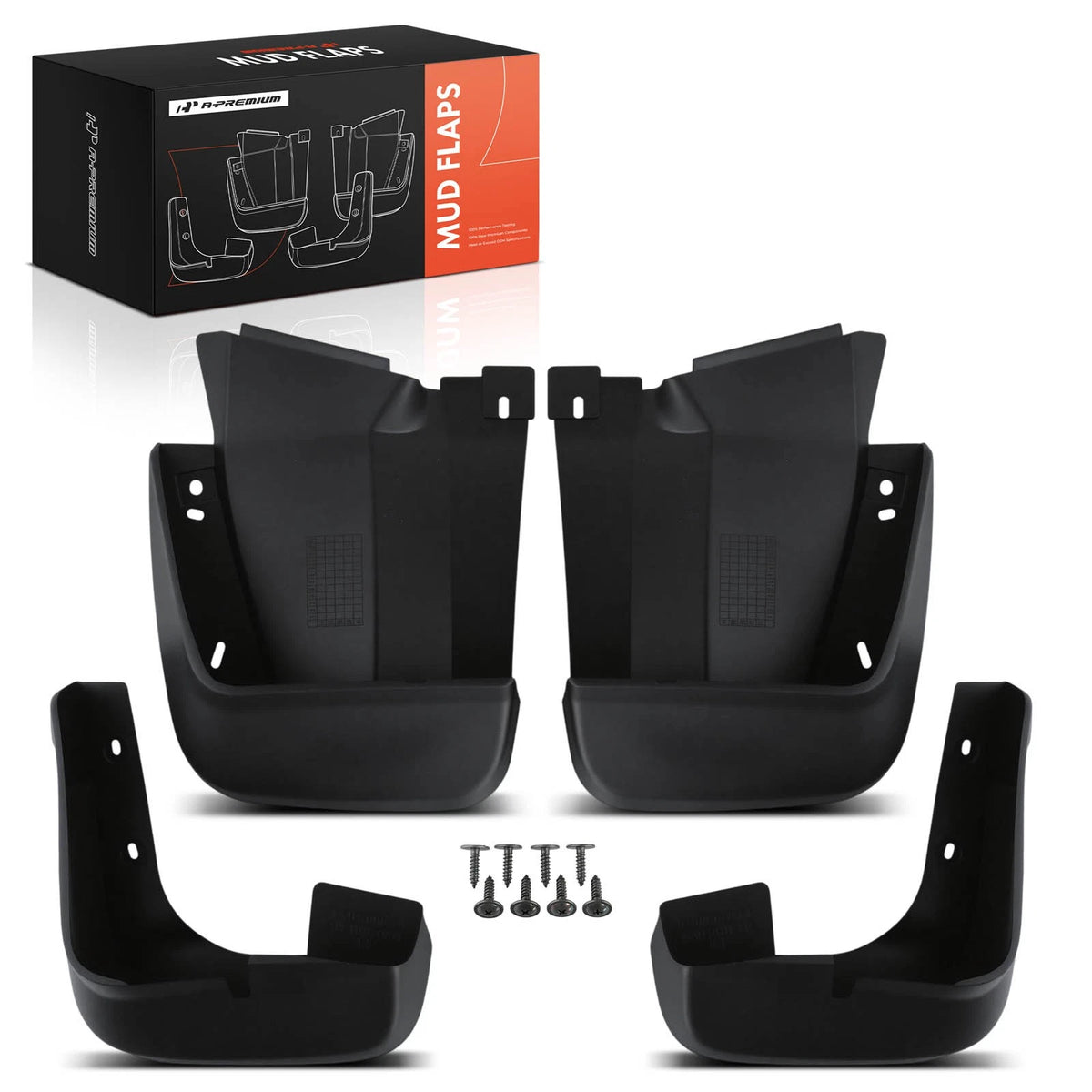Set of 4 Splash Guards Mud Flaps for Honda Civic Sedan (2016–2021)