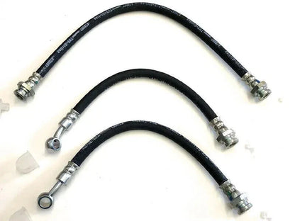 Braided Extended Brake Line Set for Suzuki Sierra 1.0/1.3 (1983–1999)