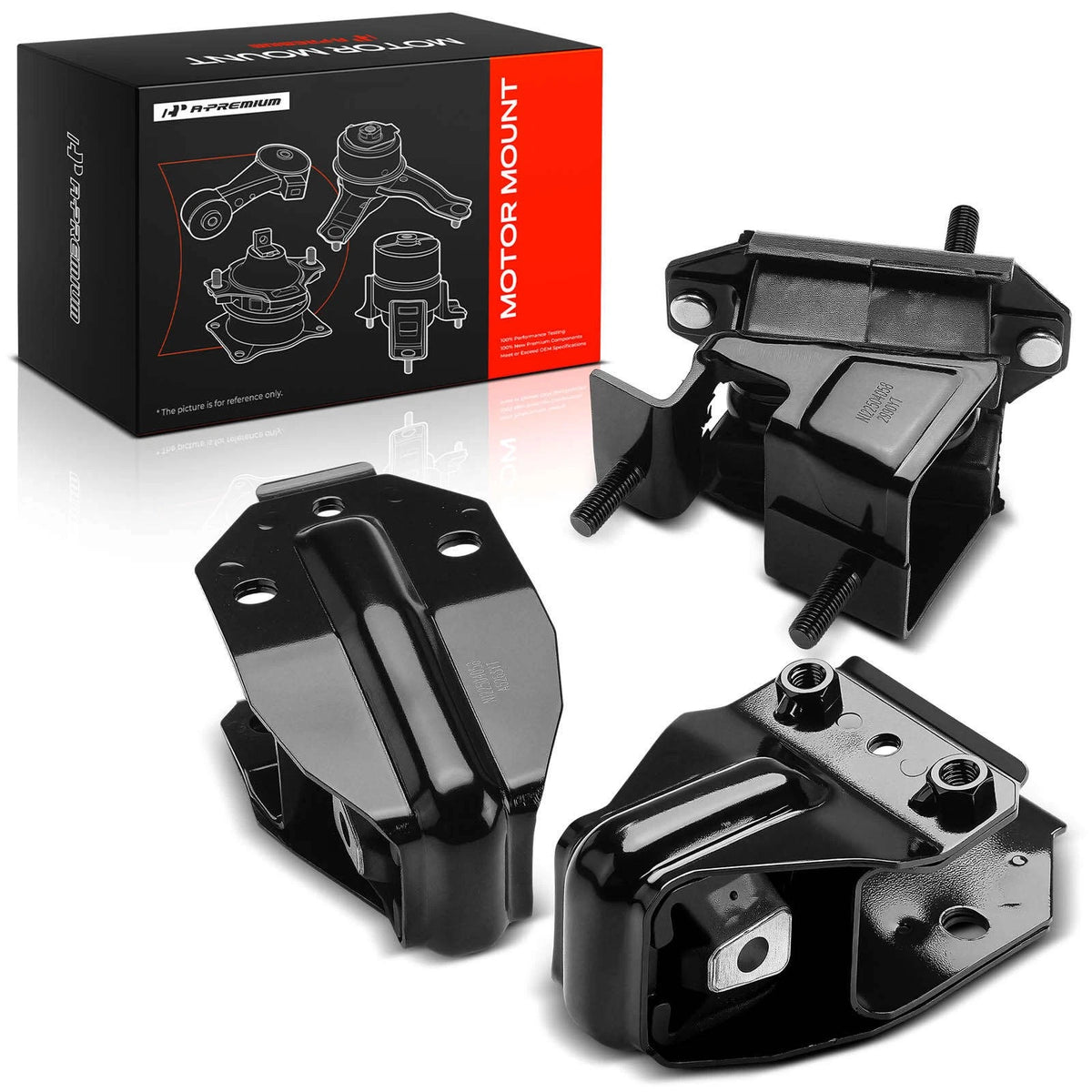 3X Engine Motor Mount for Chevy Impala, Buick LaCrosse (2006–2009) - 10345904, 10420010, 10447321