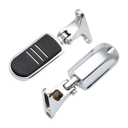 Chrome Rear Passenger Footpeg Mount for Harley Touring Street Glide (1993–2025)