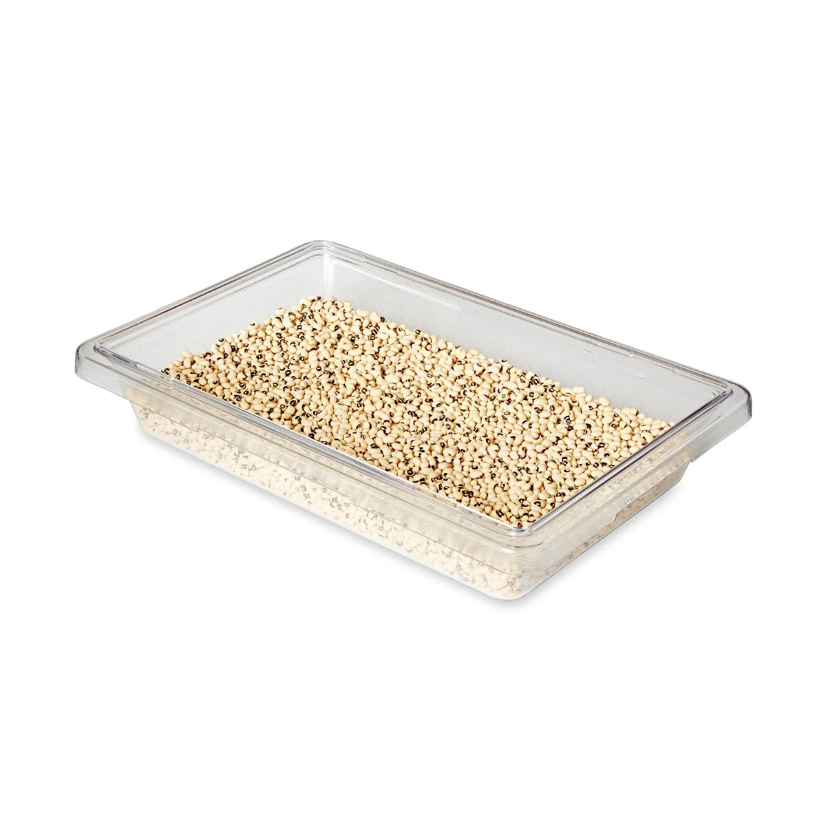 2X Rubbermaid Commercial Polycarbonate Food Storage Containers 2 Gal, Clear