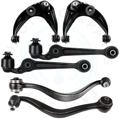 Set of 6 Front Lower Control Arms and Ball Joints for Ford Fusion Mercury Milan (2006–2007)