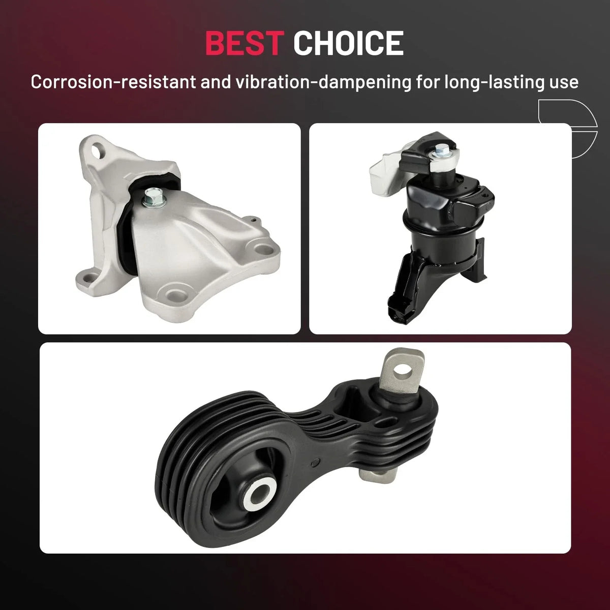 Engine Motor Mount Set of 3 for Honda Civic 2012-2013 1.8L A65087 A65048 A65021