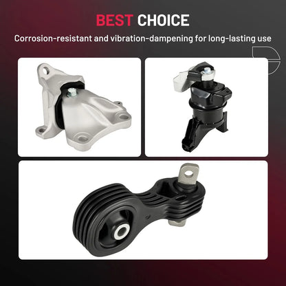 Engine Motor Mount Set of 3 for Honda Civic 2012-2013 1.8L A65087 A65048 A65021