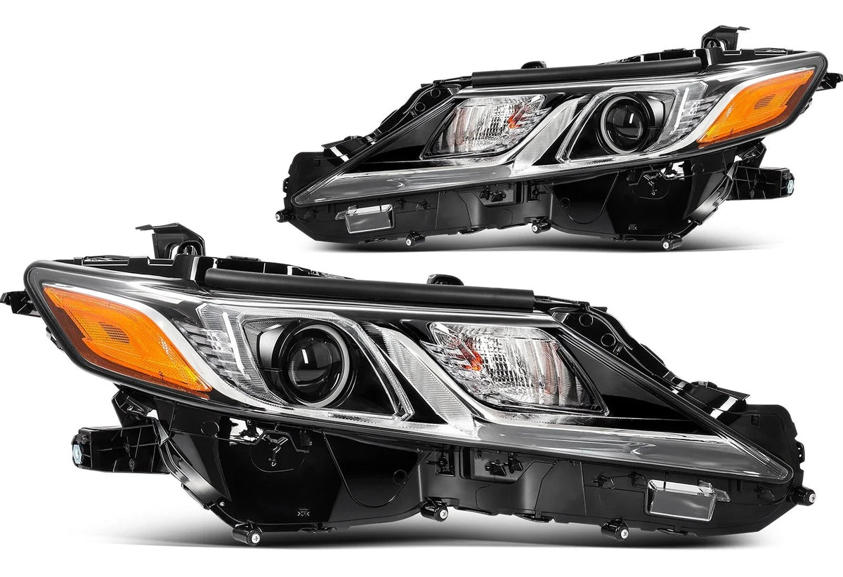 Set of 2 LED Headlights w/Bulb for Toyota Camry LE SE L TRD (2018–2024)