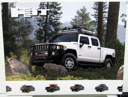 Set of 3 Dealer Data Cards for Hummer H3T H2 (2009)