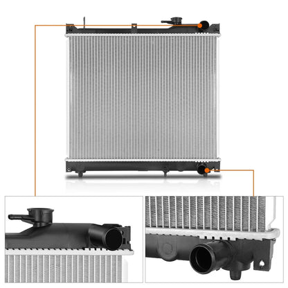 Aluminum Core Cooling Radiator for Suzuki Vitara 1999–2002 DPI-13028