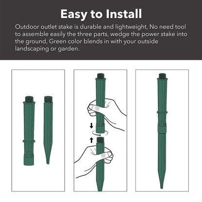 6-Outlet Waterproof Smart Plug for Outdoor Use