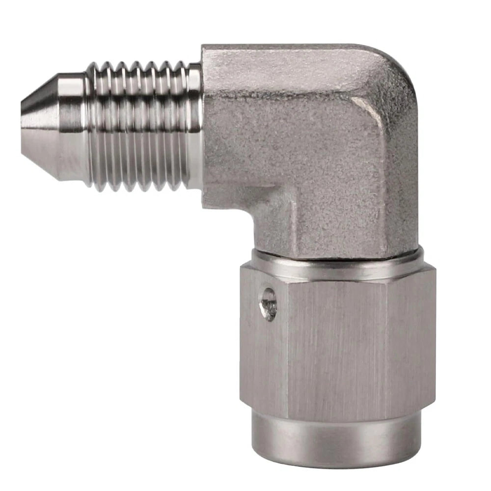 3AN Male - 3AN Female 90 Degree Swivel Coupler Fitting for Automotive