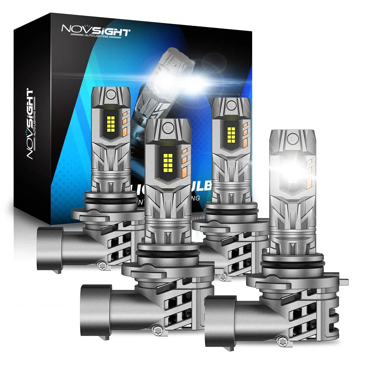 2X LED Headlight Bulbs H4 H7 H8 H11 H13 9004 9005 9006 9007 6500K High Low Beam