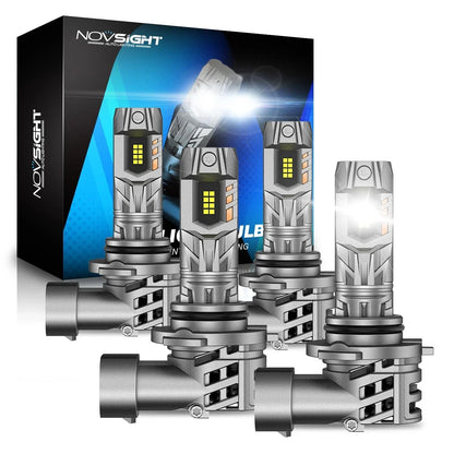 2X LED Headlight Bulbs H4 H7 H8 H11 H13 9004 9005 9006 9007 6500K High Low Beam