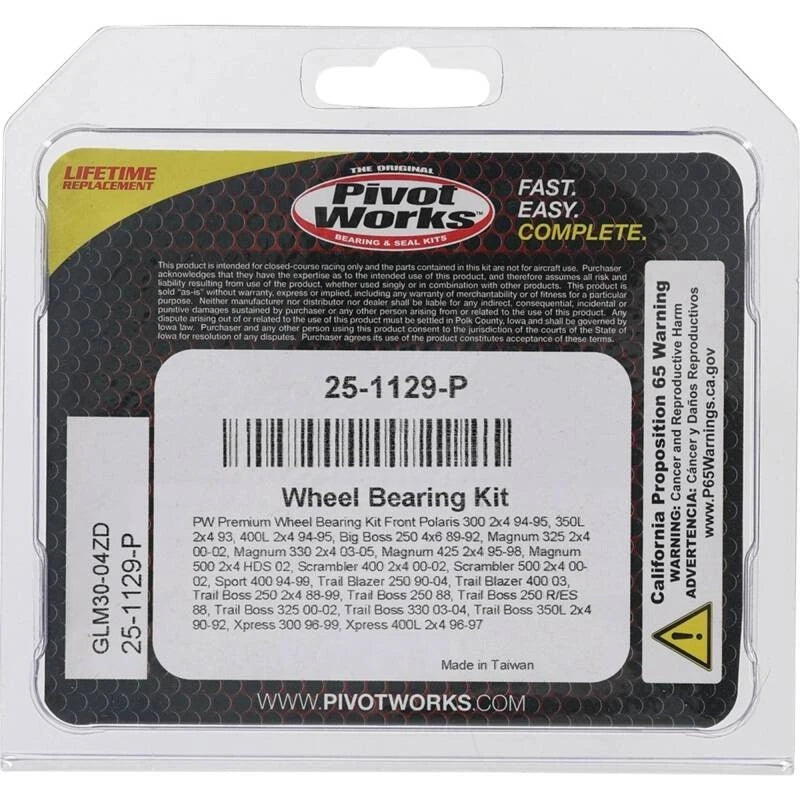Pivot World 25-1129-P Wheel Bearing for