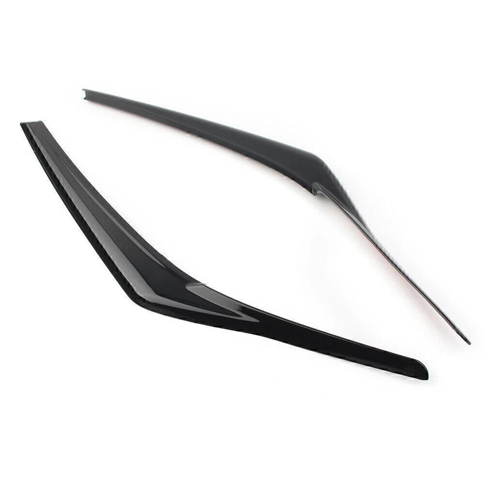 Headlight Eyebrow Trim for Toyota Camry SE XSE (2018–2024) Black