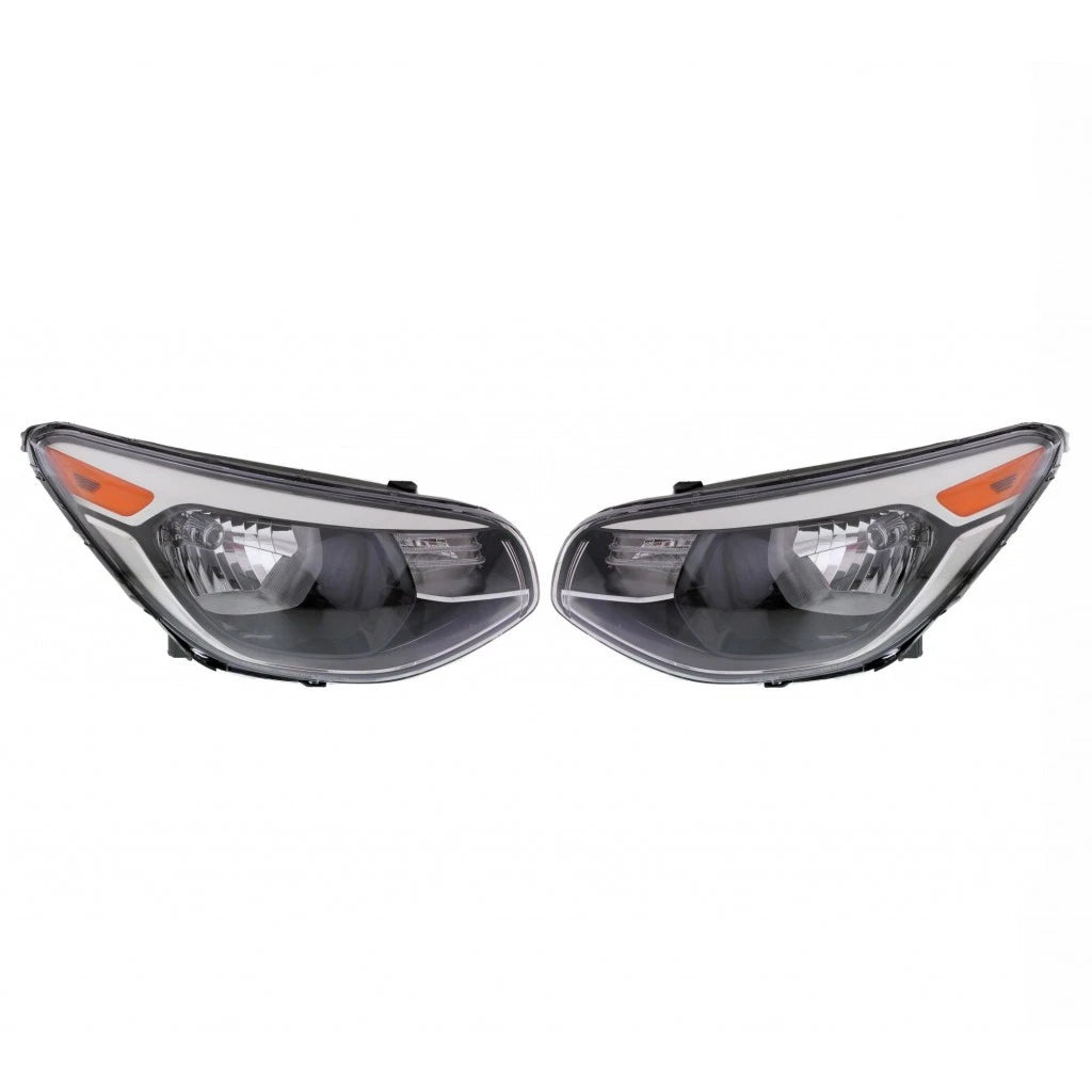 Headlight Assembly Pair for Kia Soul (2014–2019) LLX-PAIR-KI2502167C-CL360A70, KI2502167