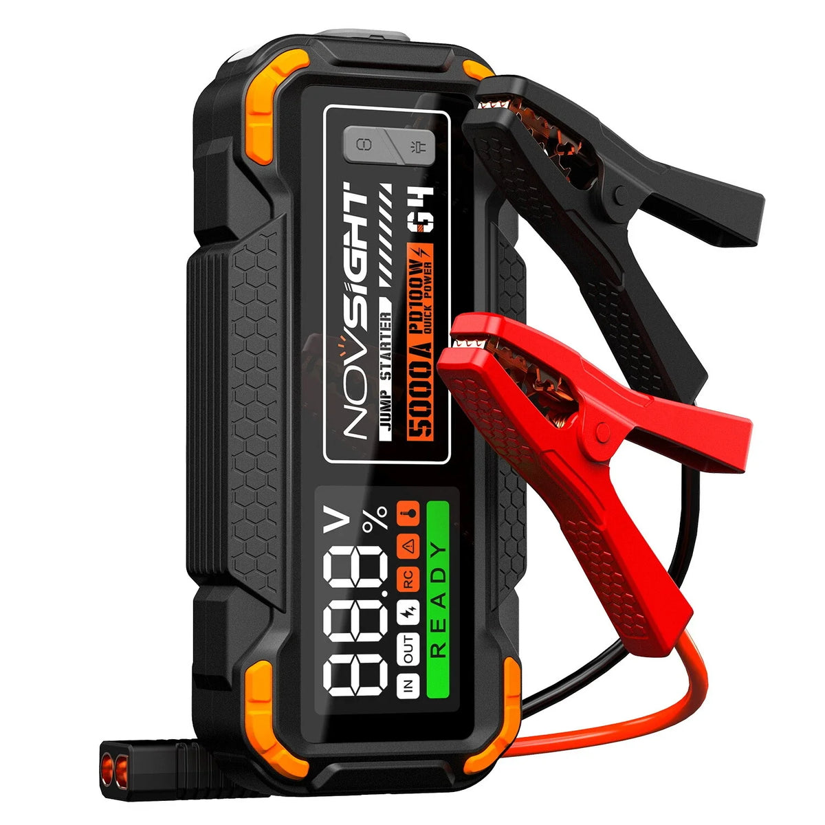 2X USB Auto Jump Starter Power Bank Charger (20000mAh 5000A)