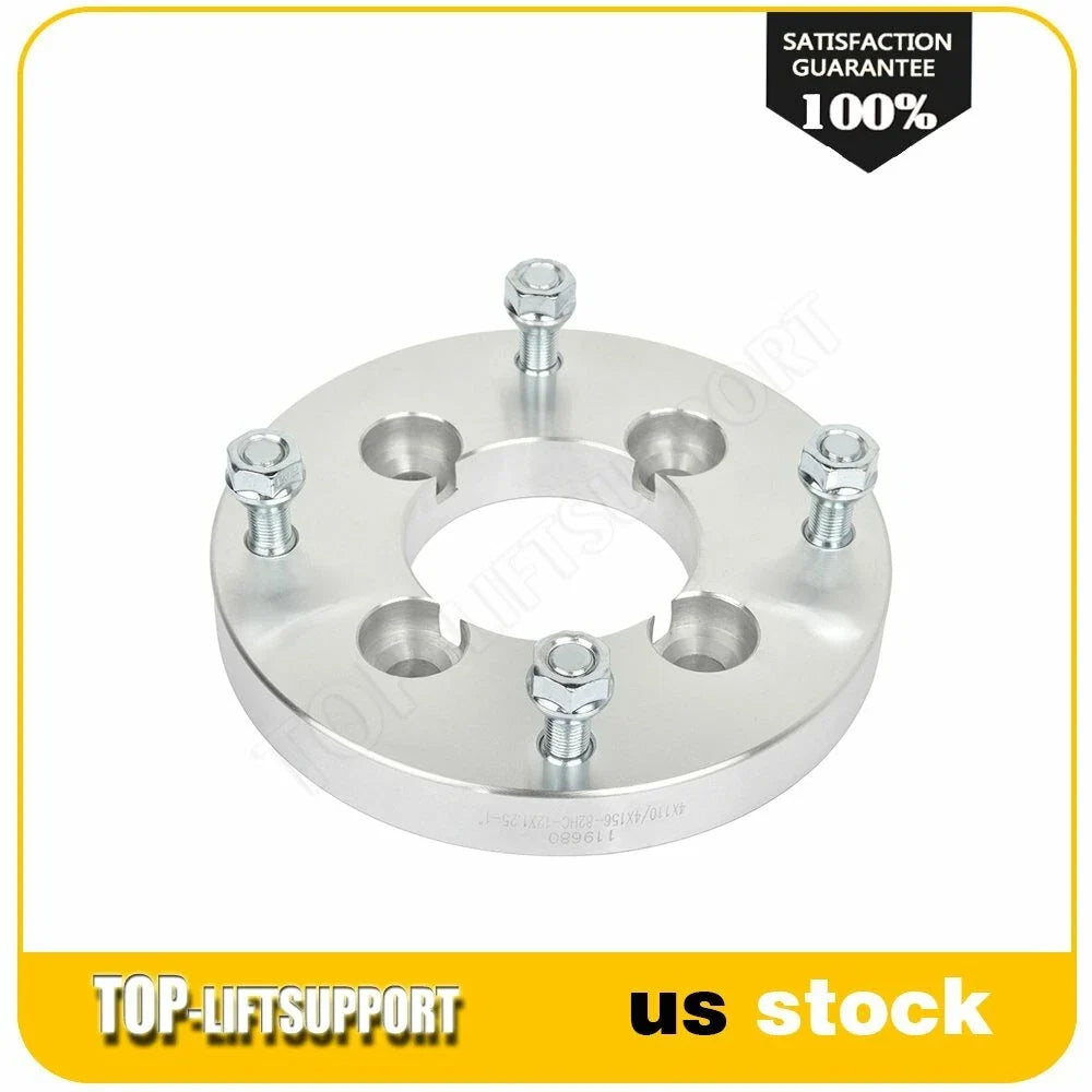 2X 1 Inch 4x110 to 4x156 ATV Wheel Adapters for Honda Suzuki