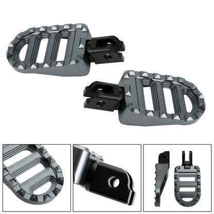 Front Footrests Foot Pegs for Harley Sportster S, Low Rider, Fat Bob, Softail Slim