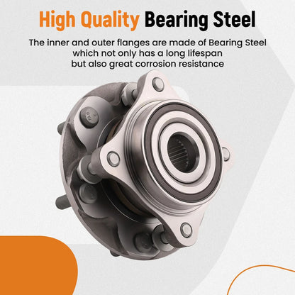 Front Wheel Hub Bearing Assembly for Toyota Tacoma 4WD (1995–2023) 950-001