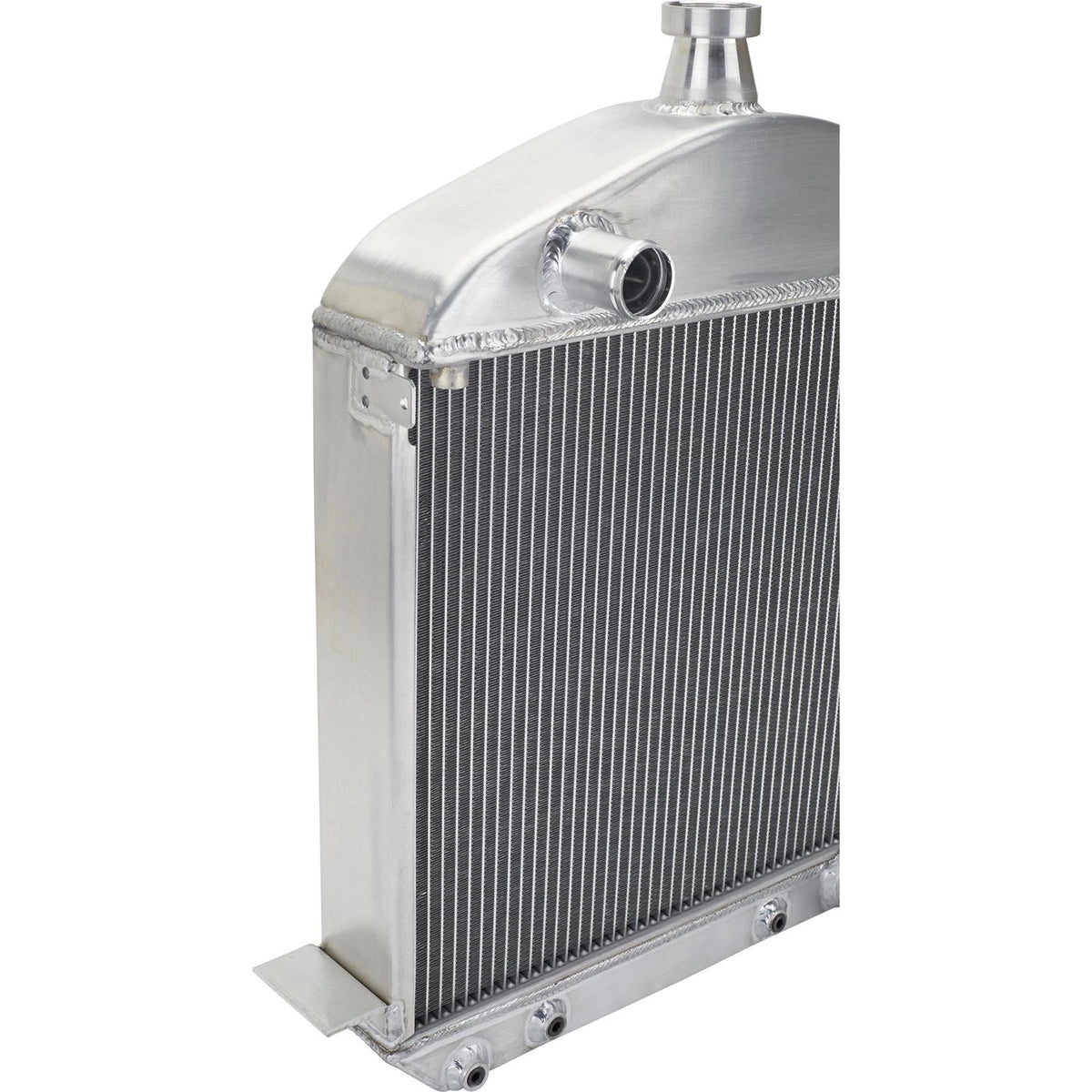 Buffed Aluminum Radiator for Chevy T-Bucket (1917–1923) 91015600-B