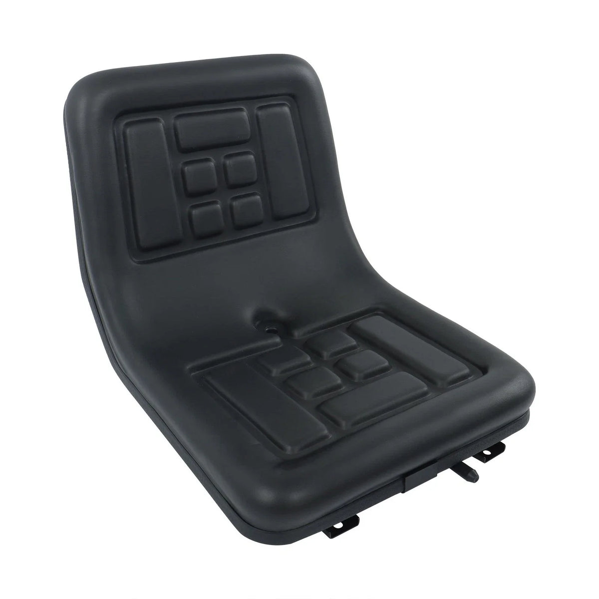 Universal Compact High Back Lawn Tractor Seat with Mounting Bolt Patterns