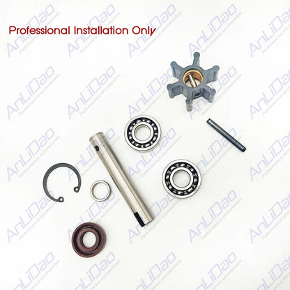 Sea Water Pump Shaft Flexible Impeller Kit for Volvo Penta (21951414, 875756)