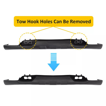 Front Bumper Valance for Chevrolet Silverado 1500 (2016–2018) W/O Tow Hook Holes