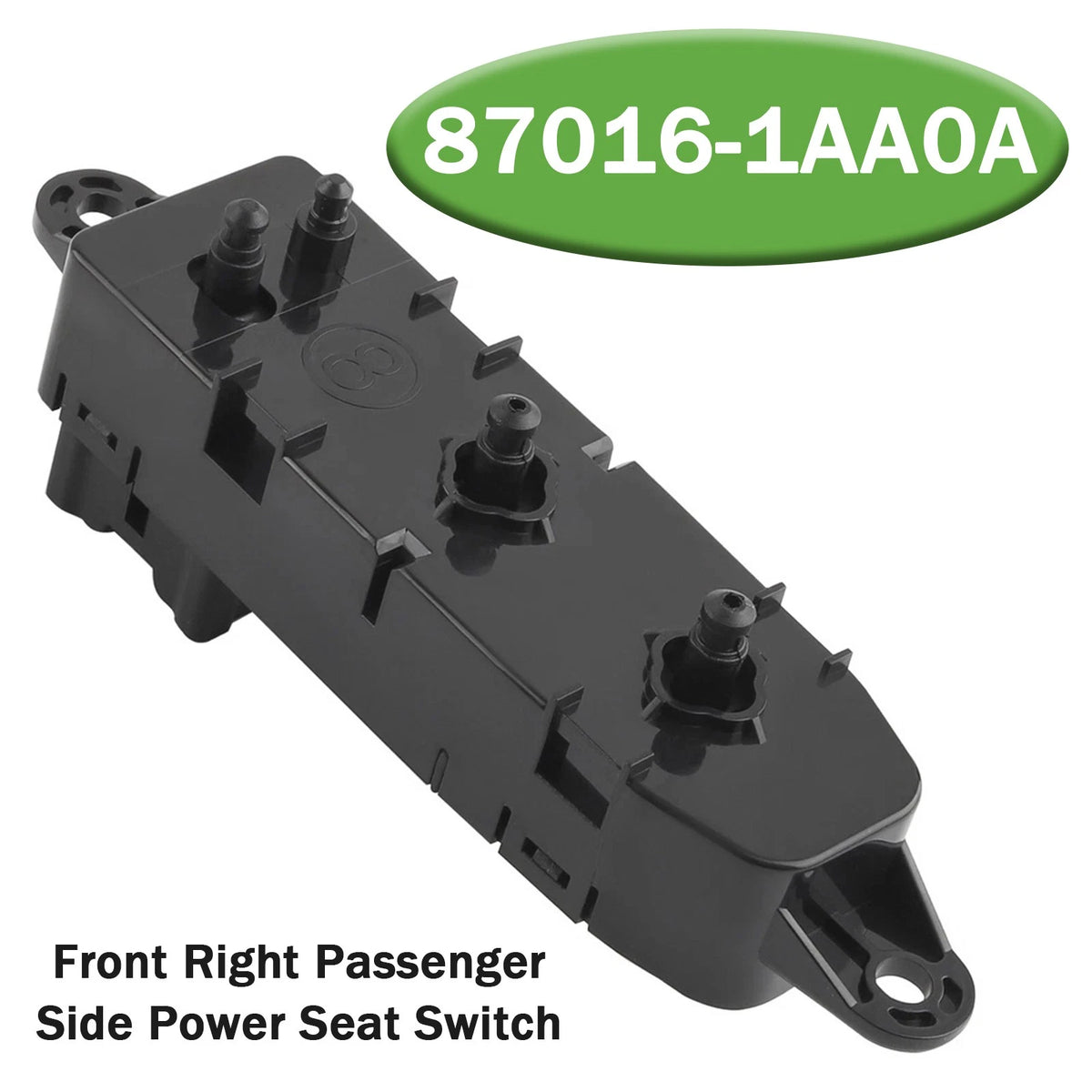 Front Right Passenger Side Power Seat Switch 87016-1AA0A for Nissan (2009–2013)