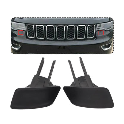 Front Left & Right Bumper Lamp Washer Cover for Jeep Grand Cherokee (2017–2021)