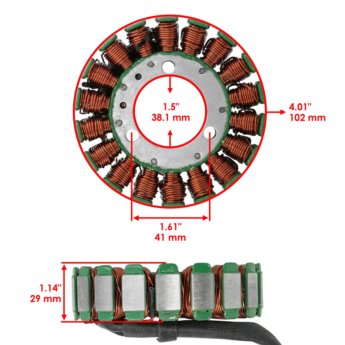 Stator for Kawasaki (21003-1276, 21003-1173, ST254)