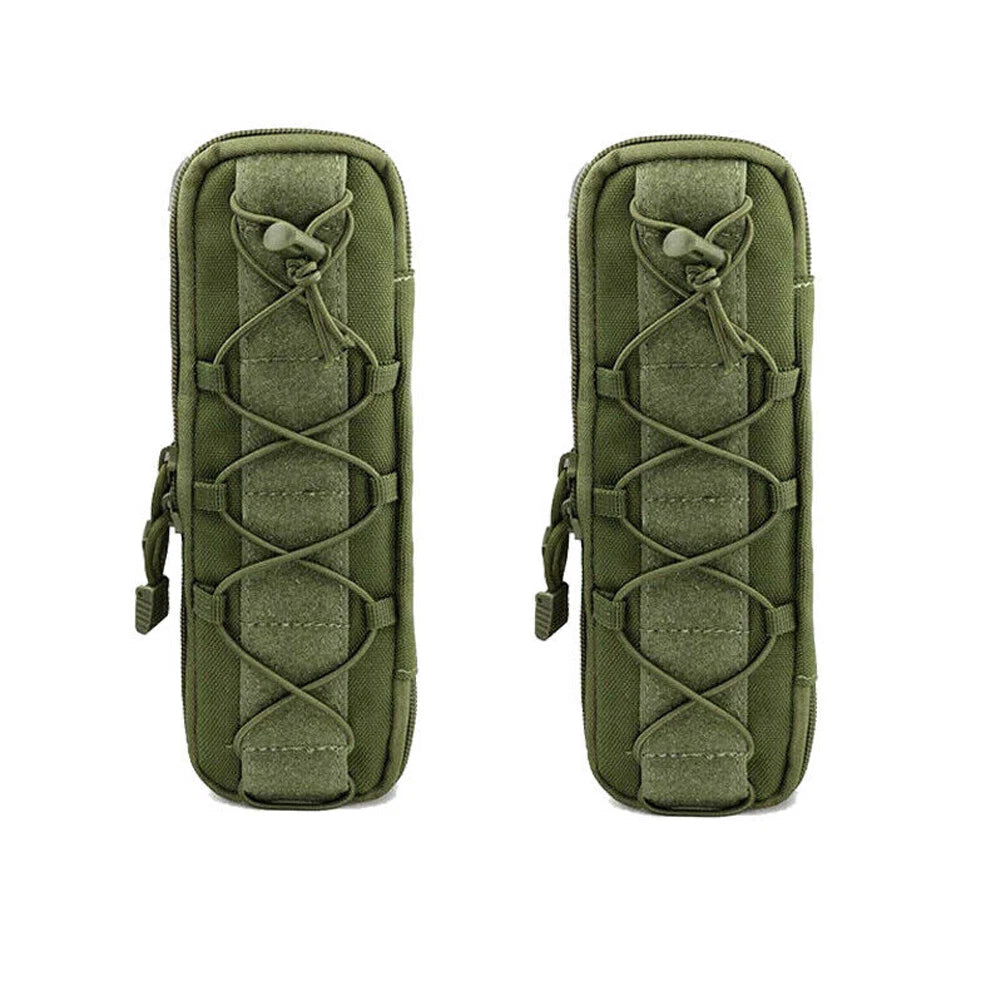2X Tactical Pouch for Military Knife Sheath EDC Tool Flashlight Holder