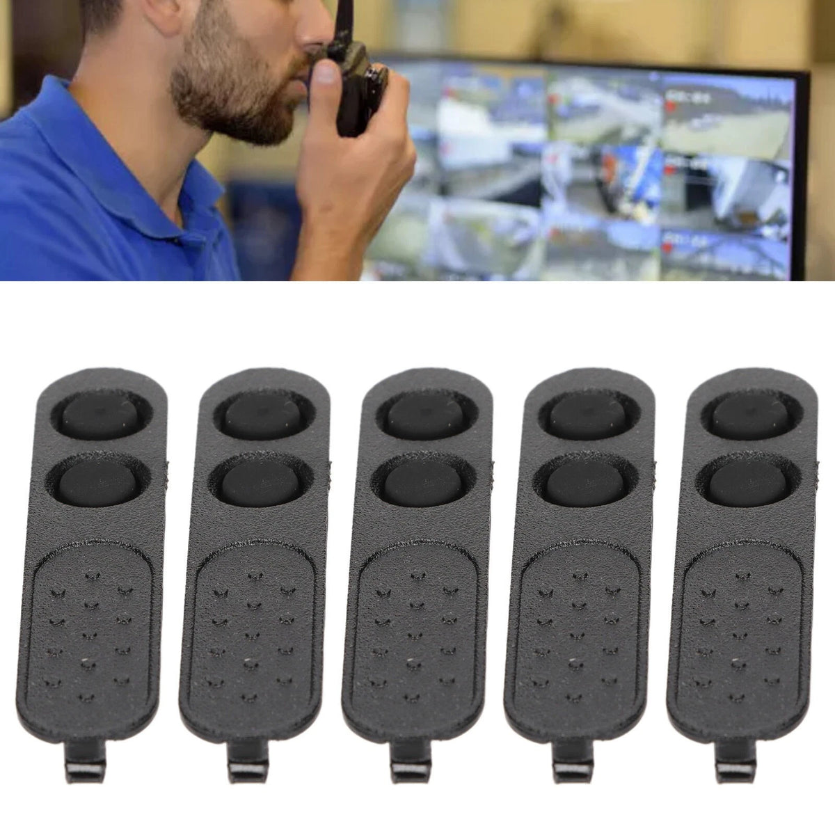 PTT Lock with Rubber for Motorola XIR P3688 DEP450 DP1400 CP200d