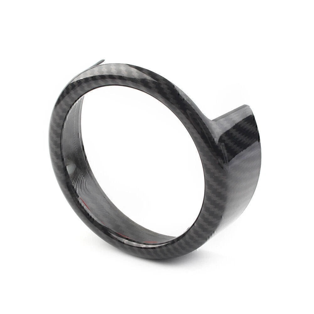Carbon Fiber Front Grille Emblem Ring for Alfa Romeo Giulia (2017–2020)