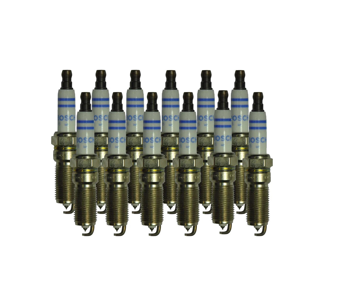 Set of 12 Spark Plugs Bosch FR8DPP33 for Kia Mercedes Chrysler