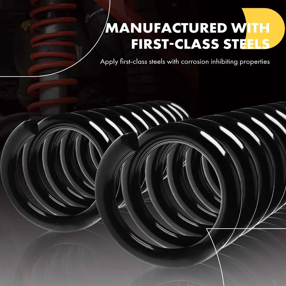 2X Front Coil Springs for Chevrolet Colorado GMC Canyon (2004–2008) RWD