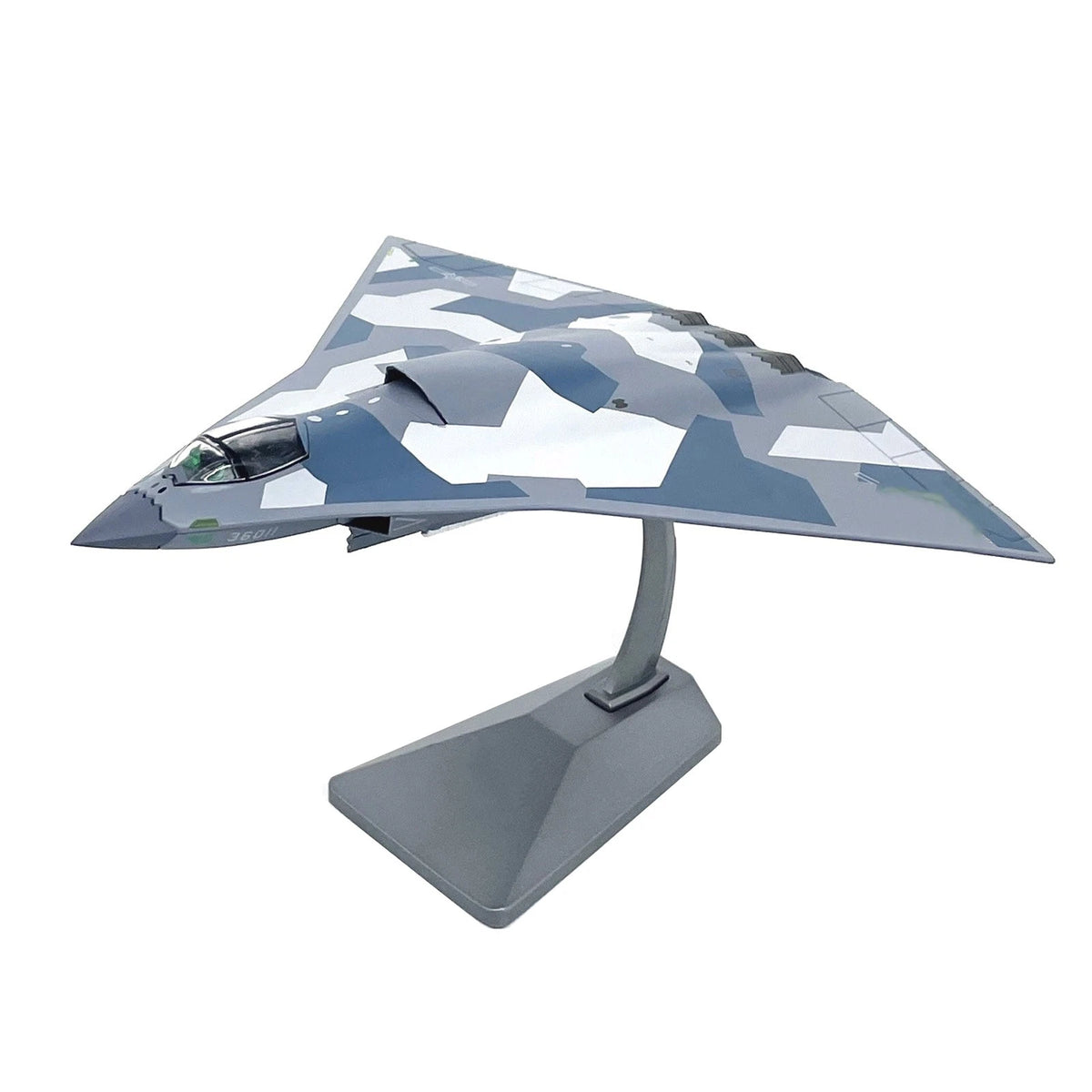 1/144 China Air Force J-36 Fighter Jet Model with Stand