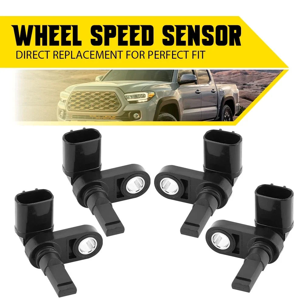 Set of 4 ABS Wheel Speed Sensors for 2022 Lexus LX600, 2003-2022 Toyota 4Runner