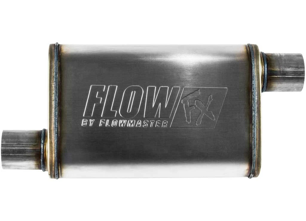 Flowmaster 71236 FX Oval Muffler for Universal Fit (2.5" Offset Inlet/Outlet)