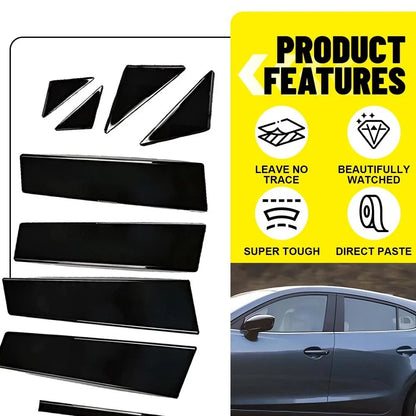10X Black Molding Pillar Post Trim for Mazda 3 Axela (2014–2018) EXV