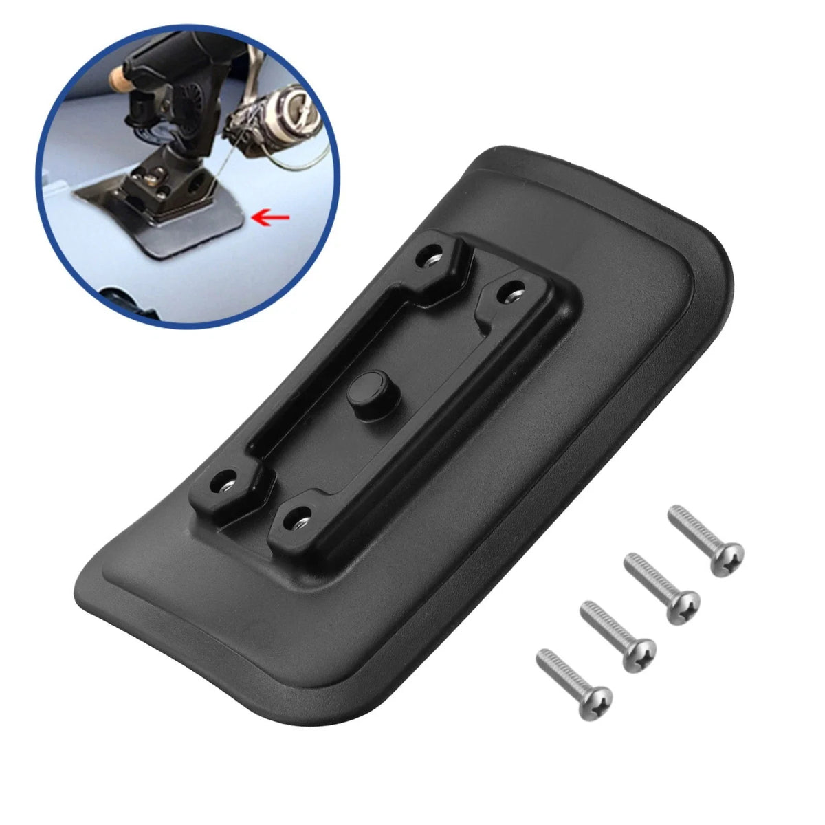 Fishing Bracket Base for Inflatable Boats and Fish Finders
