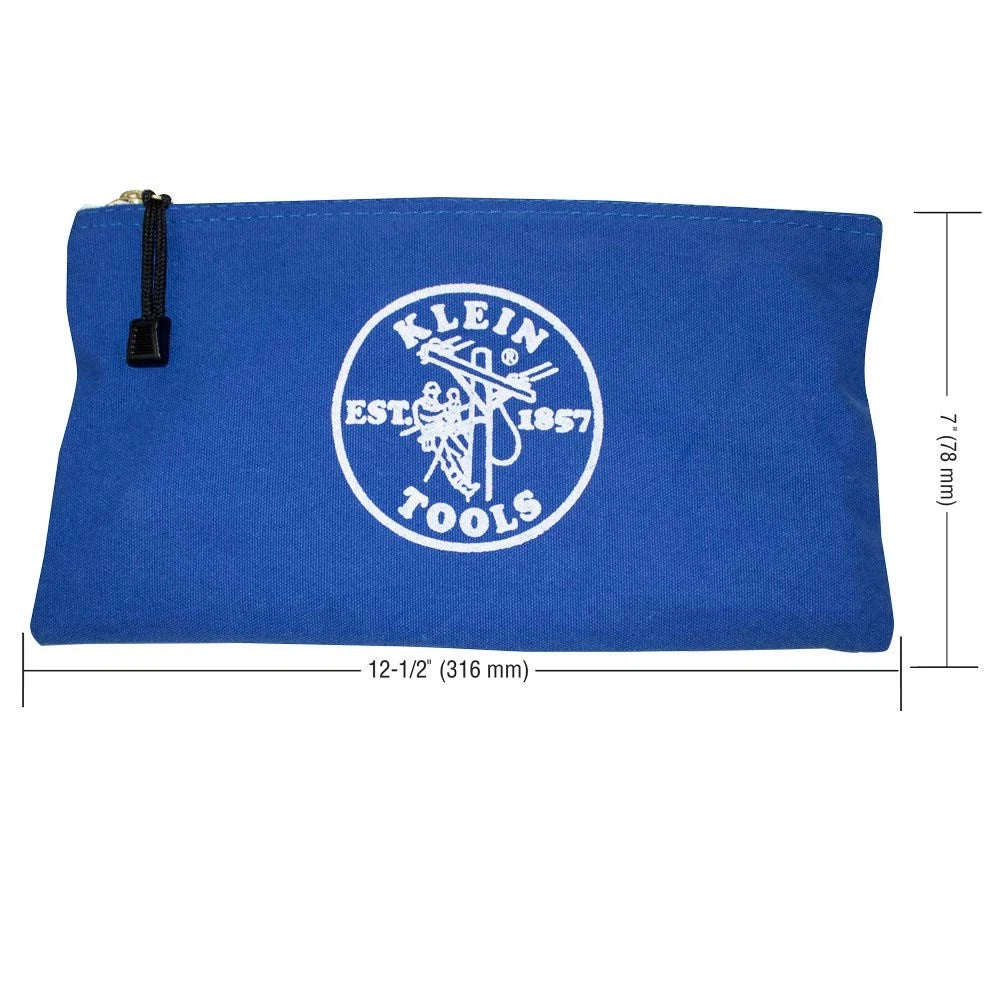 4-Pack Canvas Zipper Tool Bags for Klein Tools (No Part Numbers)