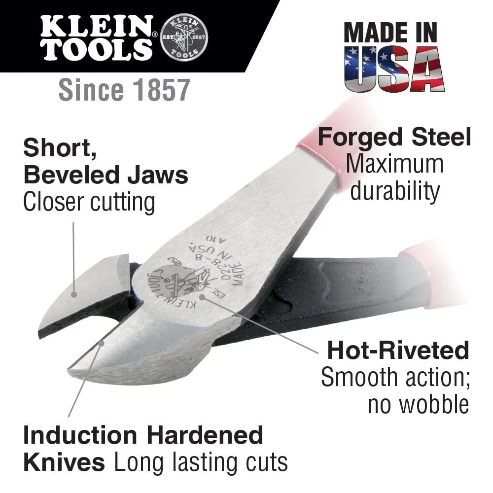 Diagonal Cutting Pliers for Klein Tools D2000-28 (8-Inch)