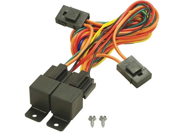 2X Derale 16765 Fan Relay Dual w/Harness for Automotive