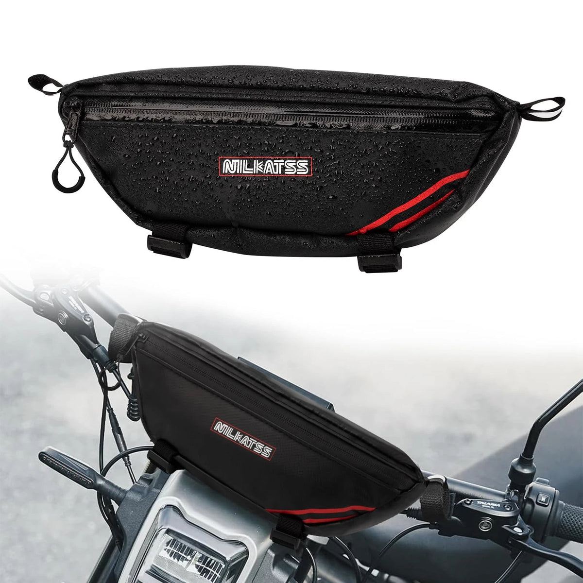 Dirt Bike Handlebar Bag for Motorbike (Waterproof, Durable)