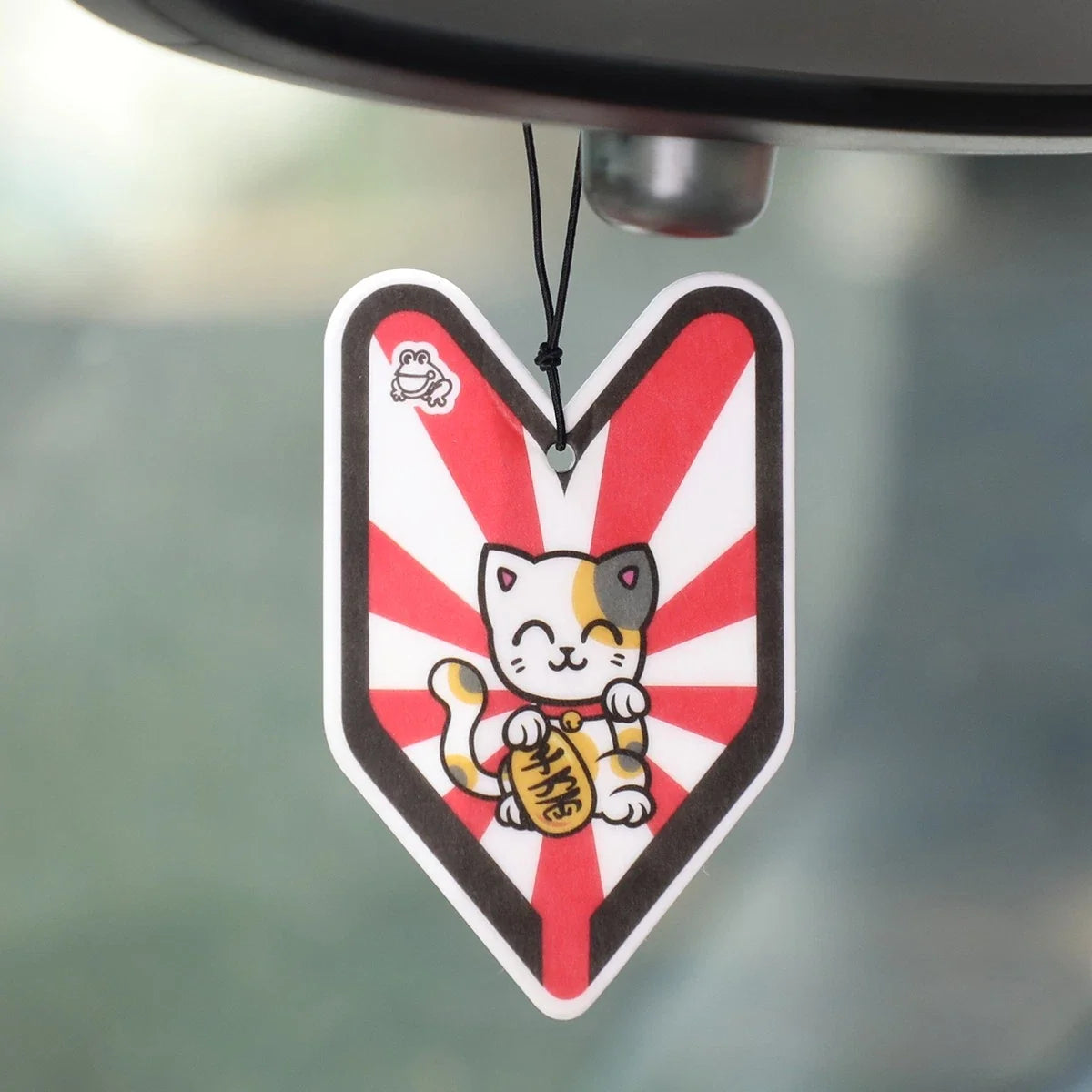 Hanging Air Freshener for Car Office - Tree Frog Wakaba Young Leaf Scent