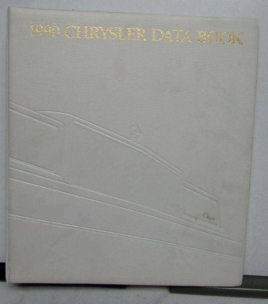 Chrysler Data Book for Le Barron, Imperial, New Yorker, Town & Country (1990)