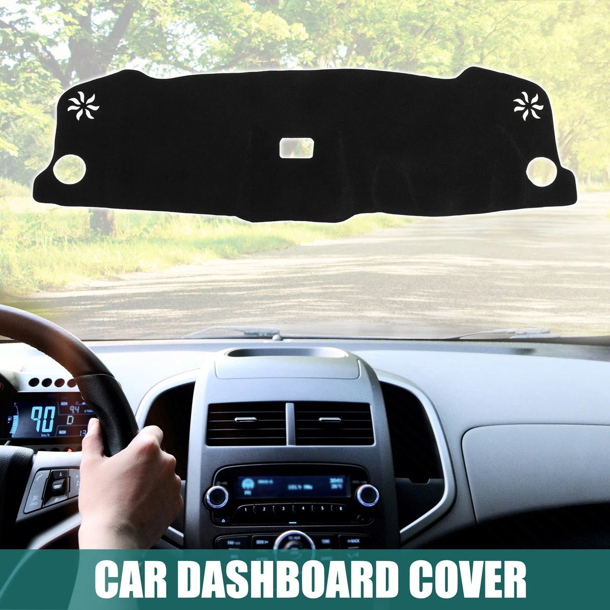Dashboard Cover for Honda Vezel (2021–2023) - Black Polyester Non-slip Mat