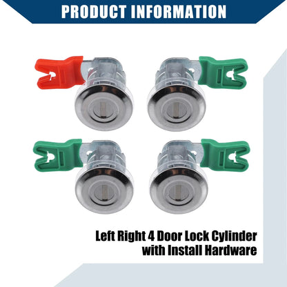 Ignition Switch Door Lock Cylinder w/ Key for Ford E150 E250 E350 (2004–2014)